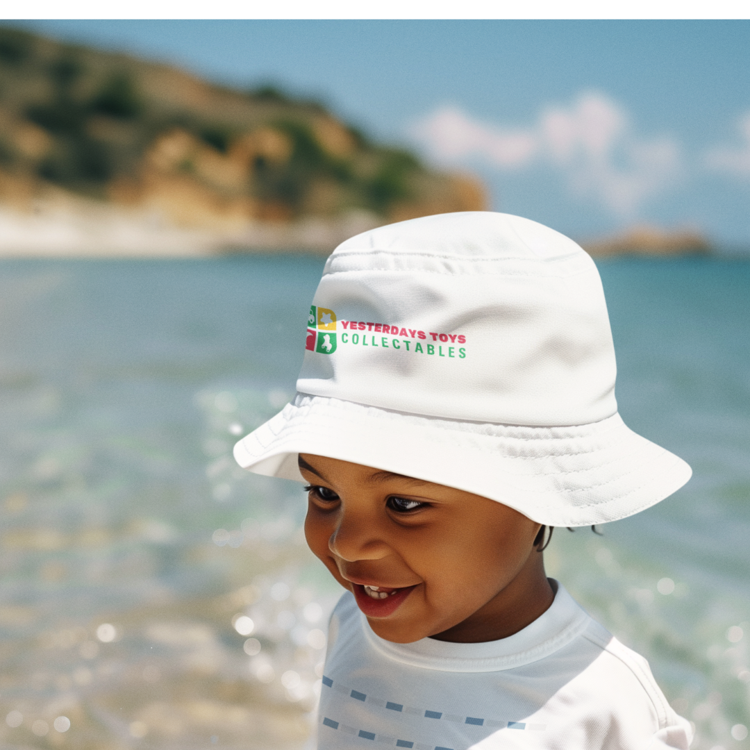 Yesterdays Toys & Collectables Unisex Kids Bucket Hat – White