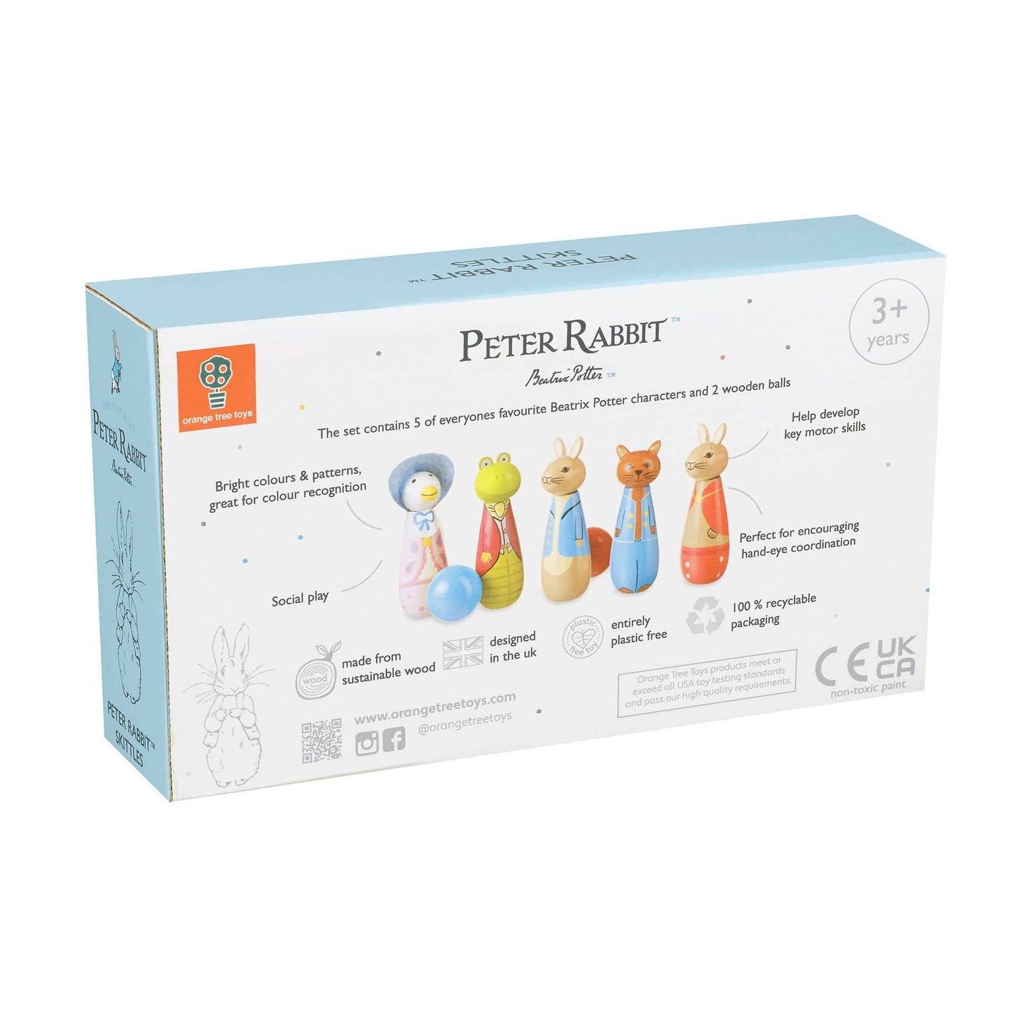 Peter Rabbit™ Wooden Skittles