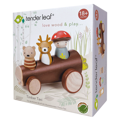 Timber Taxi Wooden Toy for Kids